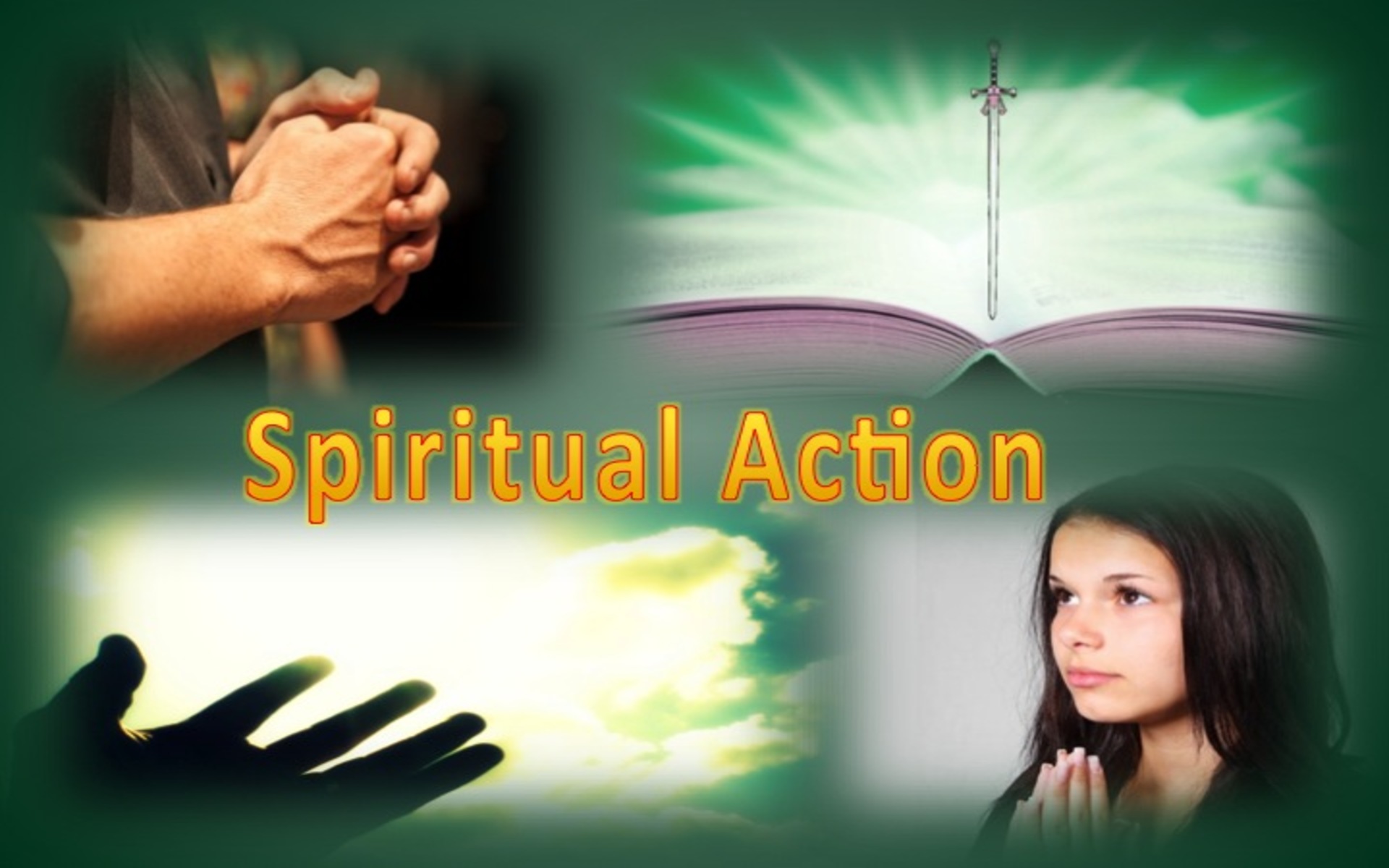 PRAYER - Spiritual Action (green)
